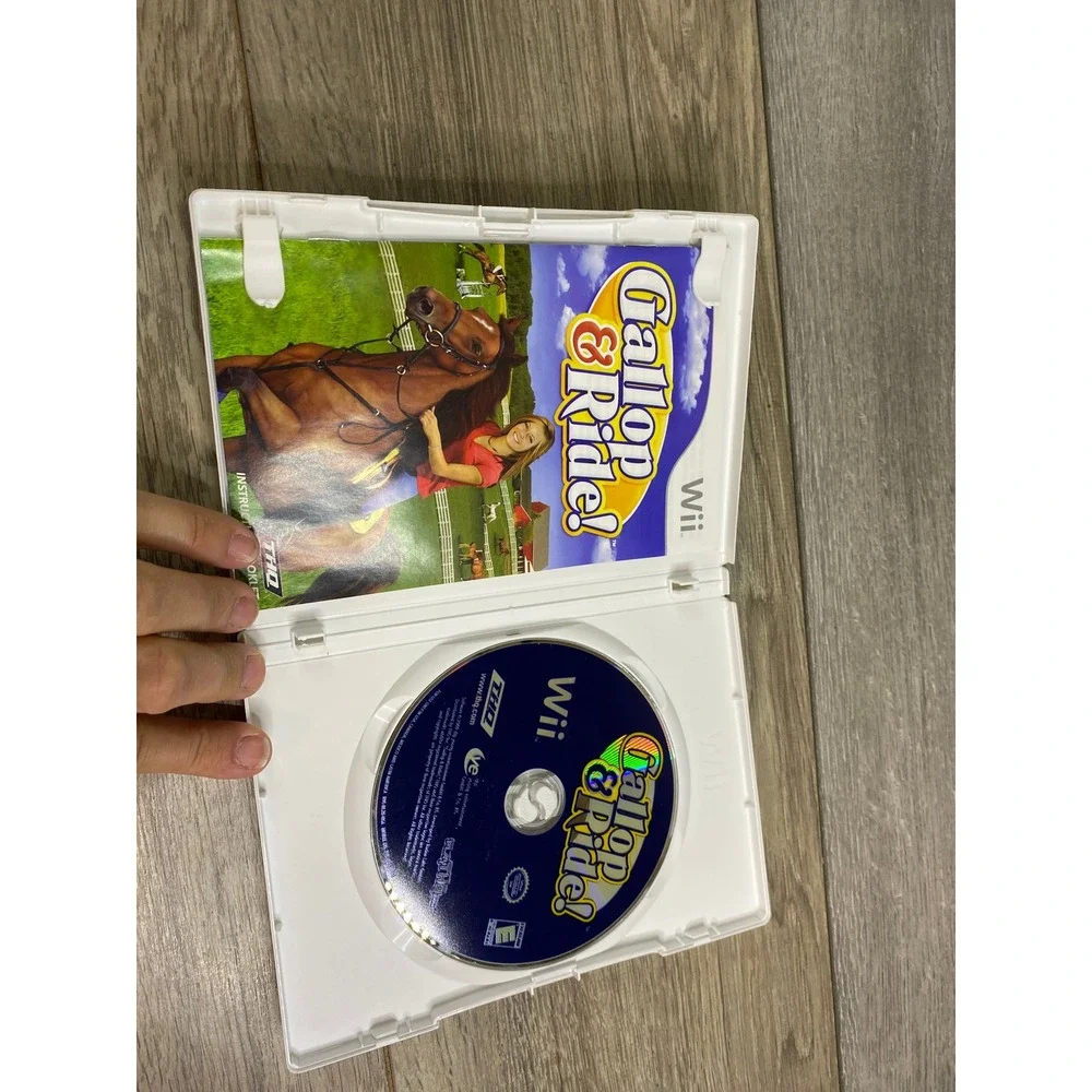 Gallop & Ride Nintendo Wii THQ‎ Horse Simulation Game Complete CIB NTSC